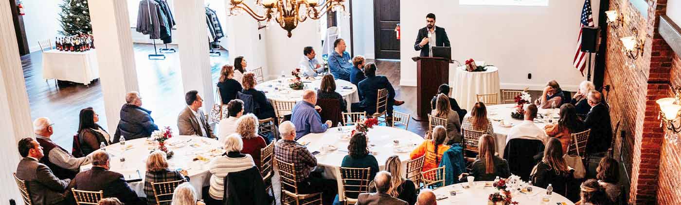 ccedc annual meeting with guests and jarred heuer speaking